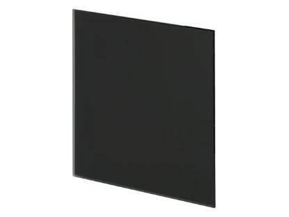 Afbeeldingen van Decoratief paneel plat zwart kleur D125