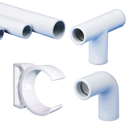 Image de la catégorie 'Tuyau PVC blanc avec joint'