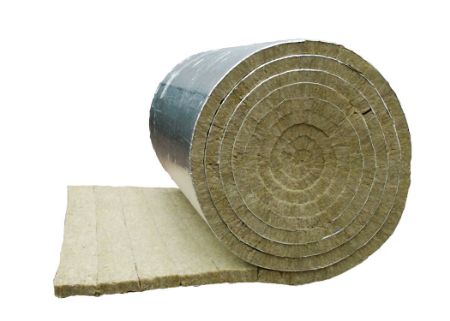 Afbeelding voor categorie Rol steenwol met aluminiumfolie