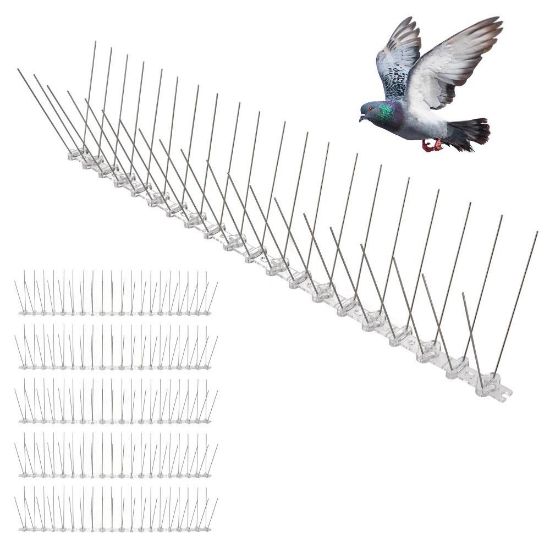 Afbeeldingen van Pointes répulsives contre les pigeons 30cm - 12u