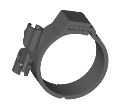 Picture of Collier tige filetée M8 - 32mm - 10u