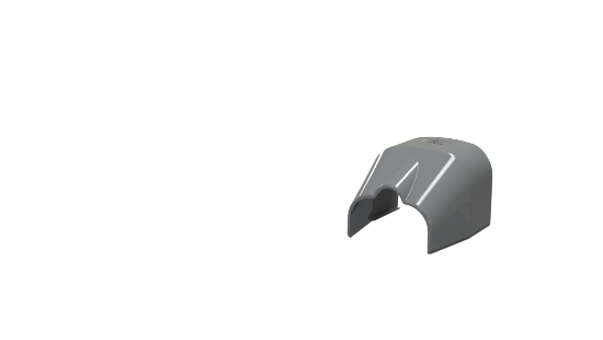 Bild von Embout de sortie gris 7016 - 75