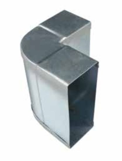 Picture of Coude 90° vertical 170x70