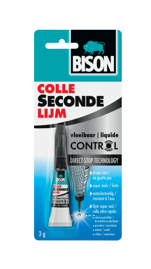 Image de 'Colle super forte 3g Bison'