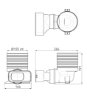 Bild von Raccord Té 1x90 60x130