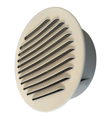 Image de 'Grille aluminium D125 - Blanc'