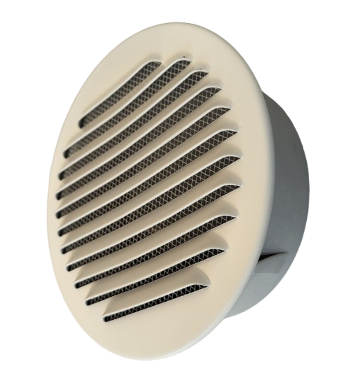 Image de 'Grille aluminium D125 - Blanc'