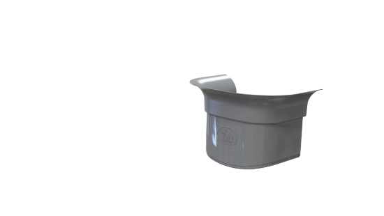 Picture of Raccord mou Optima Gris 7016 - 75