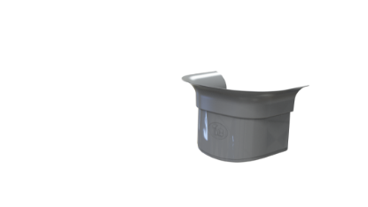 Image de 'Raccord mou Optima Gris 7016 - 75'