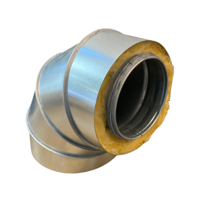 Afbeeldingen van Elleboog 90 dubbele huid 50mm - D355