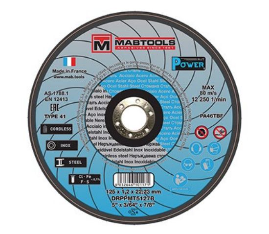 Afbeeldingen van Slijpschijf 125x1,0mm - Hoge kwaliteit