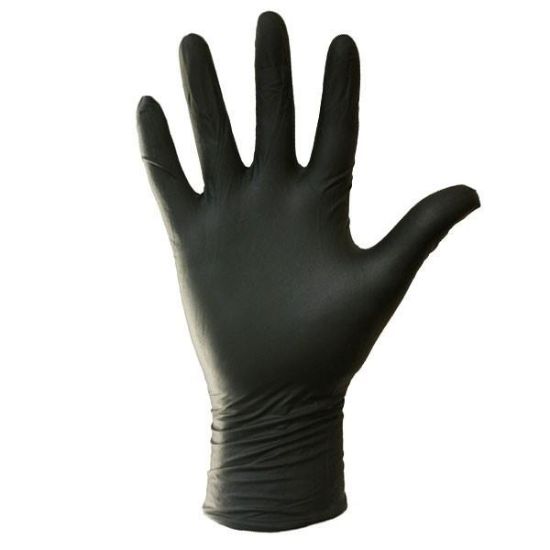 Image de 'Gant nitrile noir L - 100u'