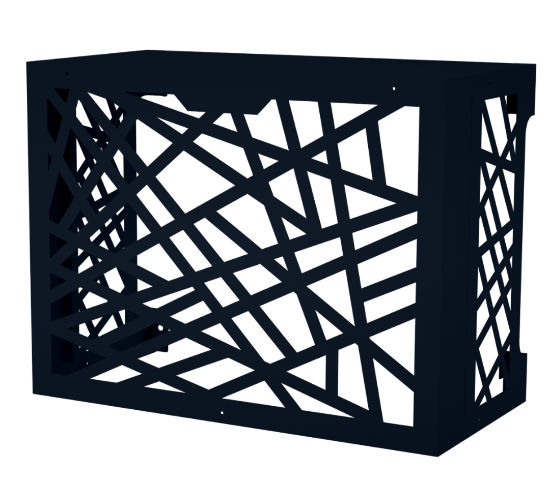 Bild von Protection galva DIAMANTE 9005 - 1050xH950x650