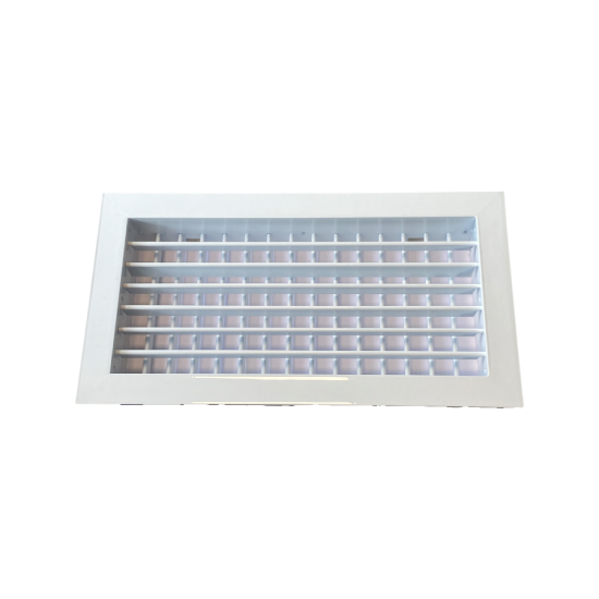 Picture of Grille RAL9016 double déflexion 400 x100mm