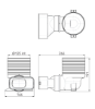 Bild von Raccord Té 1x90 60x130