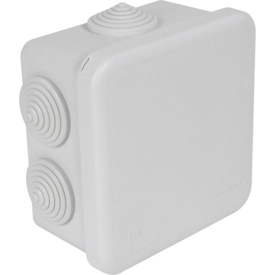 Image de Boite dérivation 6 entrées 80x80x45 IP44