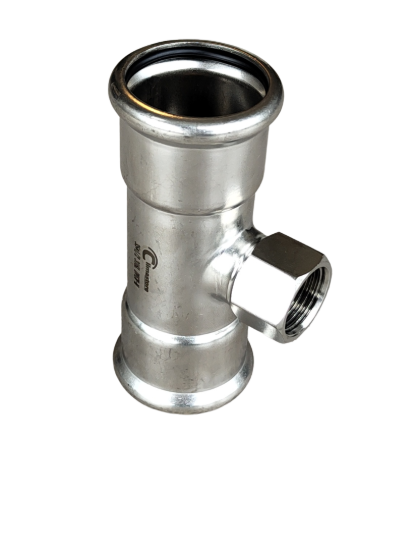 Image de Té Inox 316 - D35 x 1/2F