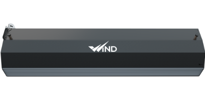 Image de Rideau d'air INDUSTRY BLACK 200cm - 8 à 86kW