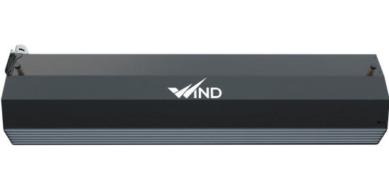 Image de Rideau d'air INDUSTRY BLACK 250cm - 10 à 107kW