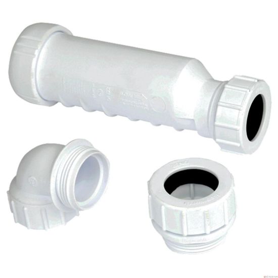 Image de Siphon anti-odeur 32mm-5/4 sans garde d'eau