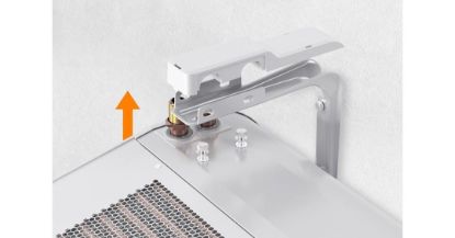 Image de Support pour rideau d'air Wing 150 et 200 BLACK