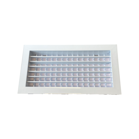 Bild von Grille RAL9016 double déflexion 600 x150mm