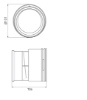 Bild von Adaptateur Dbox Ubbink D90