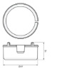 Bild von Clip fixation D63