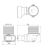 Bild von Raccord Té 1x90 60x130