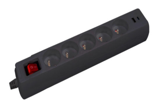 Bild von Multiprise 6X16A - 3m